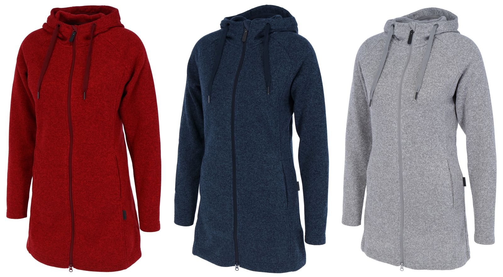ELKLINE DURCHWÄRMER Damen Kapuzen Fleecejacke